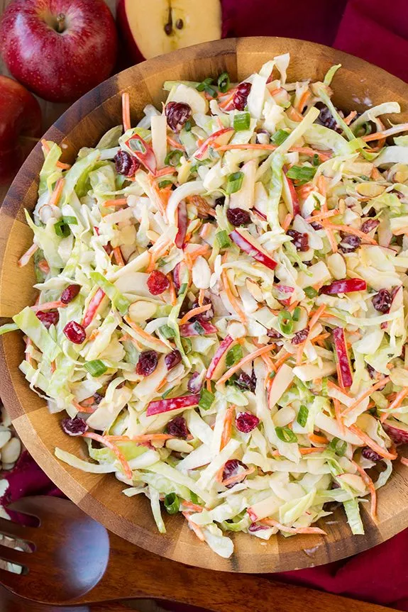 Apple And Craisin Coleslaw