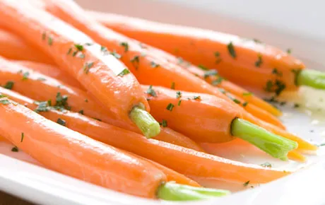 Apple And Honey Glazed Baby Carrots