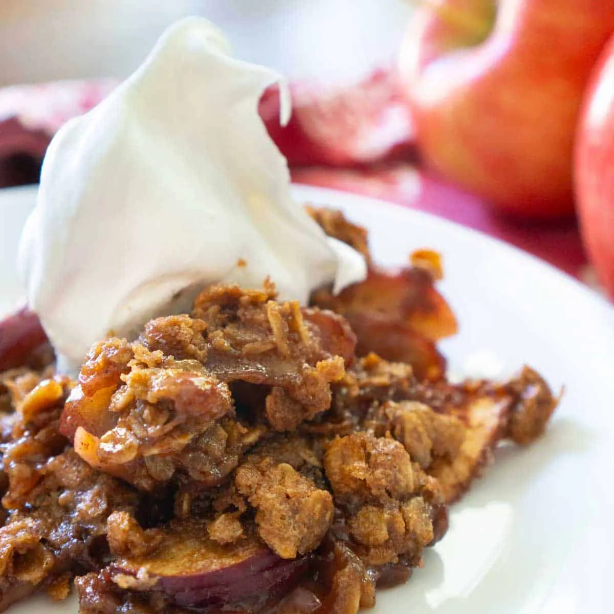 Apple And Peanut Butter Crisp