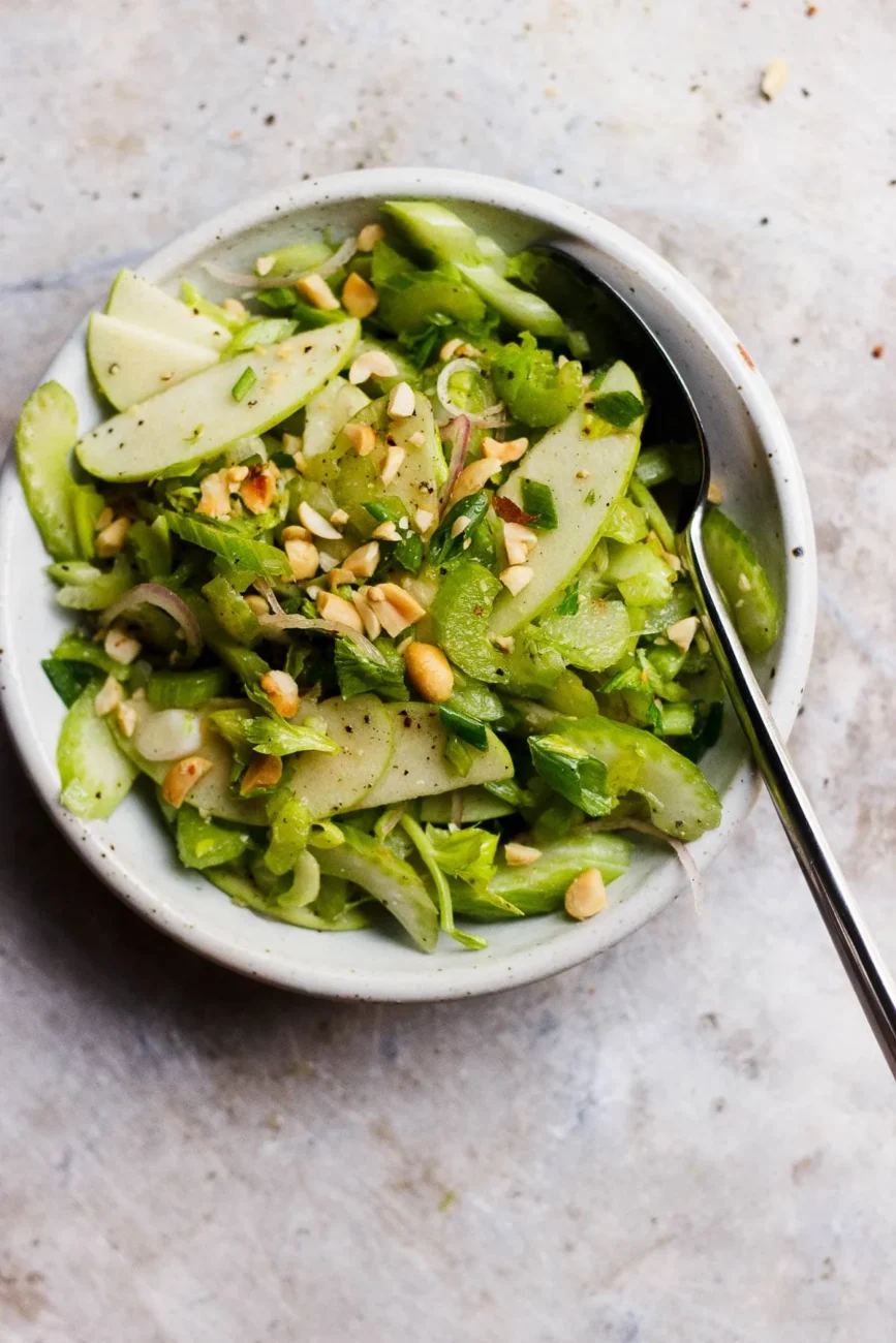 Apple And Peanuts Salad