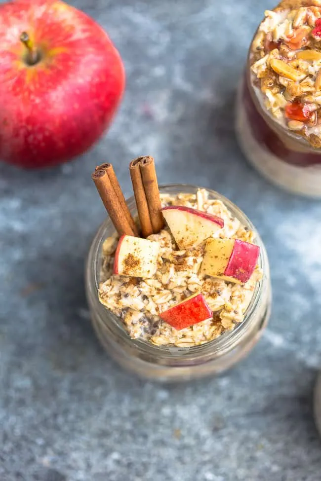 Apple Cinnamon Overnight Oatmeal