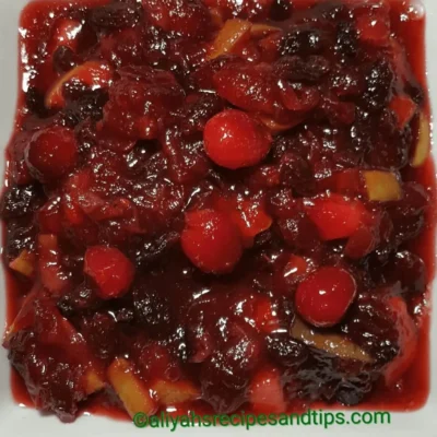 Apple Cranberry Conserve