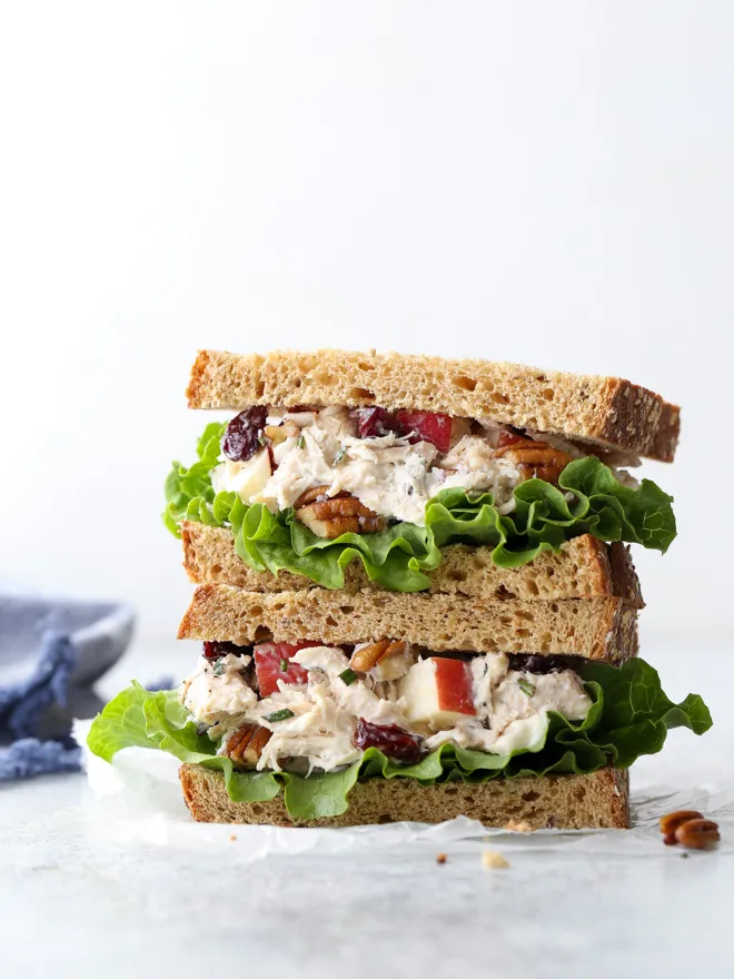 Apple, Dried Cherry, And Pecan Salad With