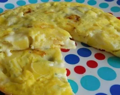 Apple Gorgonzola Frittata