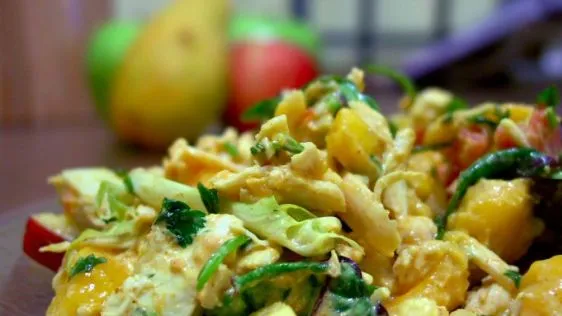 Apple & Mango Curried Chicken Salad