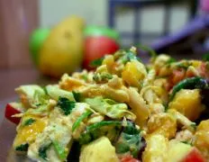 Apple &Amp; Mango Curried Chicken Salad