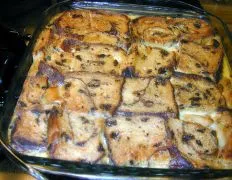 Apple Raisin Bread Pudding