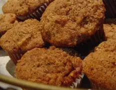 Apple Raisin Muffins With Crumbly Streusel Topping