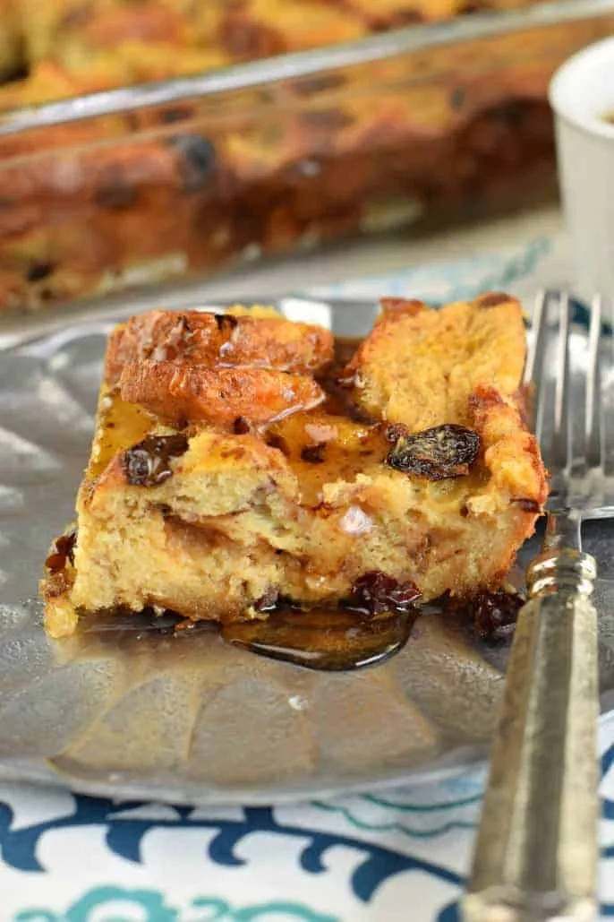 Apple Sausage Raisin Strata