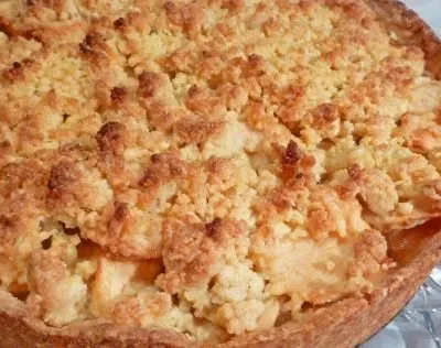 Apple Shortbread Pie