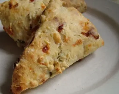 Apple-Smoked Bacon And Cheddar Scones