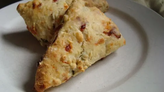 Apple-Smoked Bacon And Cheddar Scones