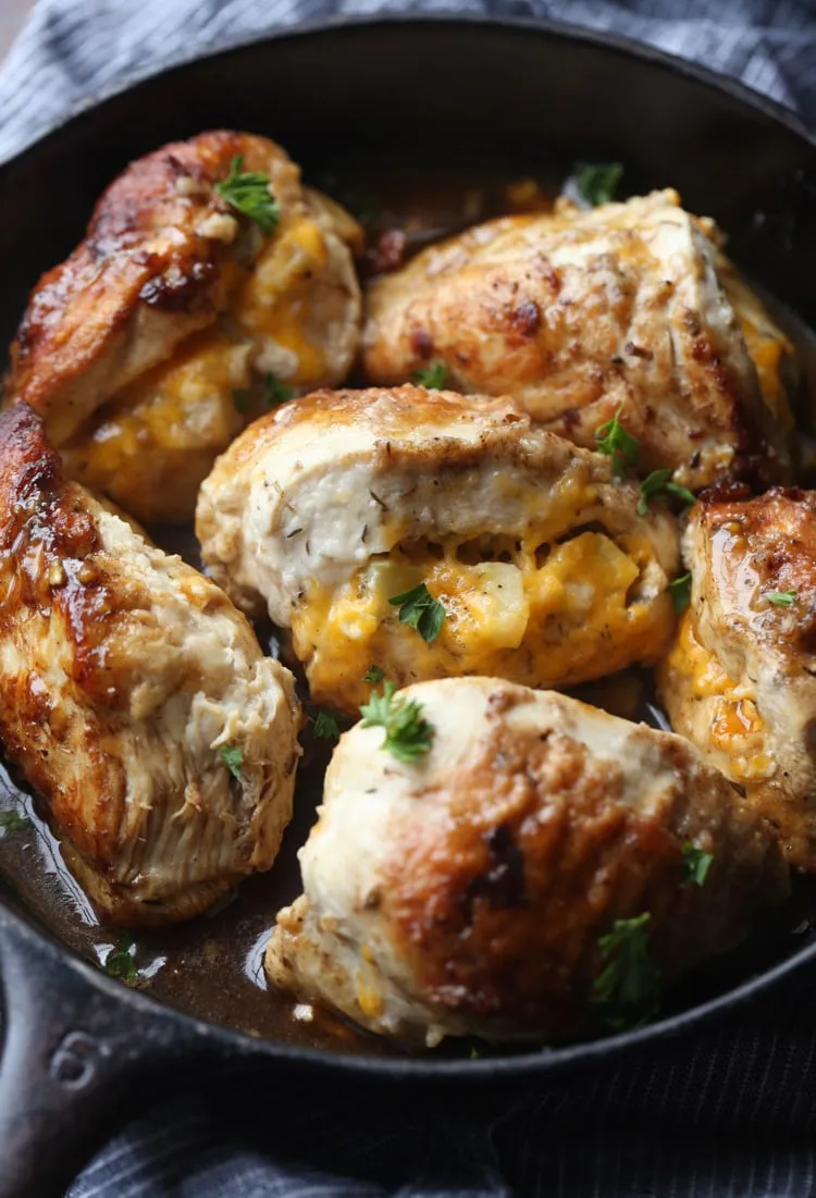 Apple Stuffed Chicken Breasts