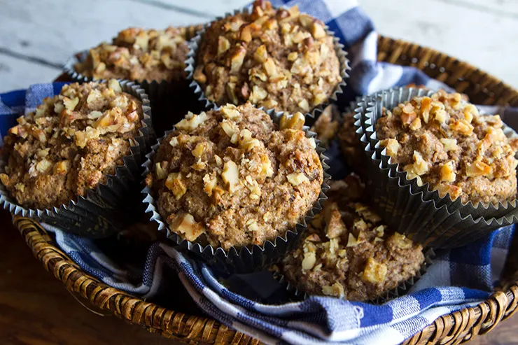 Applesauce Raisin Bran Muffins