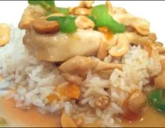 Apricot Chicken With Cashews