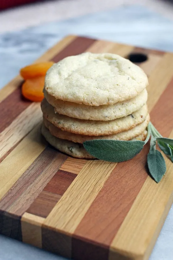 Apricot, Cornmeal And Sage Cookies