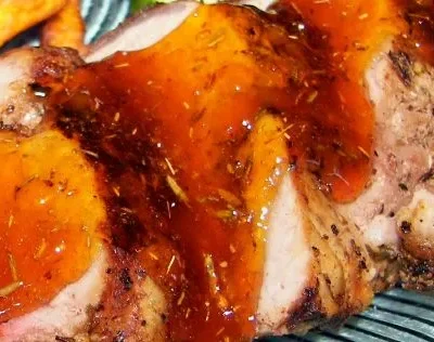 Apricot-Ginger Pork Tenderloin