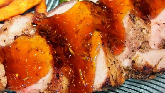 Apricot-Ginger Pork Tenderloin