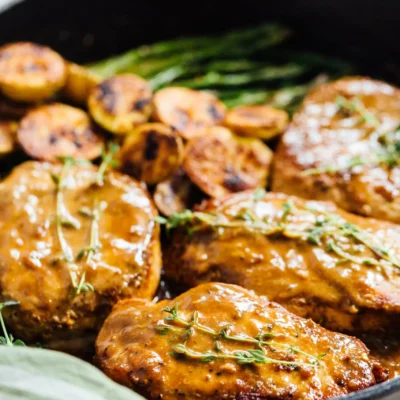 Apricot Glazed Pork Chops