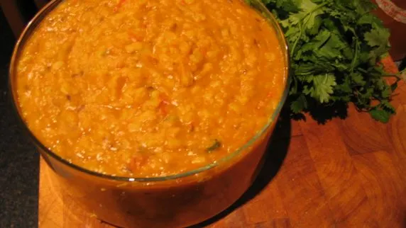 Aromatic Spiced Lentil Dahl with Caramelized Onions