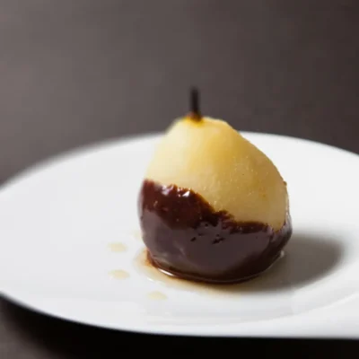 Aromatic Star Anise-Infused Poached Pear Delight