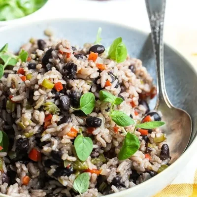 Arroz Congri Cuban Rice And Black Beans