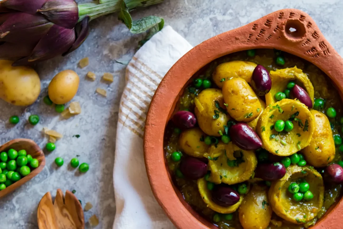 Artichoke Casserole With Potatoes And