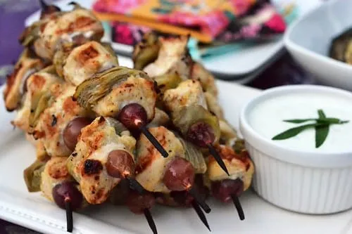 Artichoke Kebabs