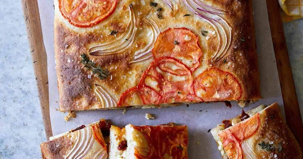 Artichoke, Tomato And Asiago Focaccia