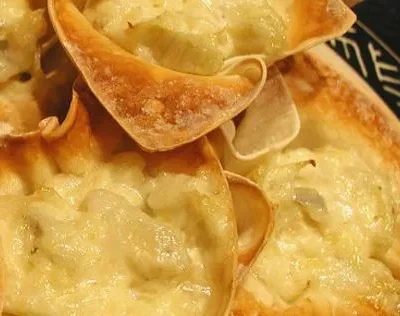 Artichoke Wonton Cups