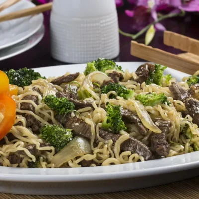 Asian Beef And Noodle Toss