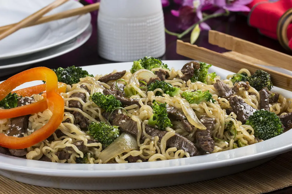 Asian Beef And Noodle Toss