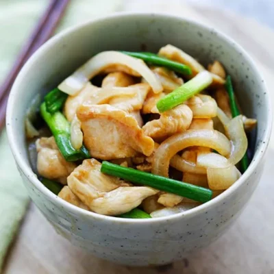 Asian Chicken And Scallions