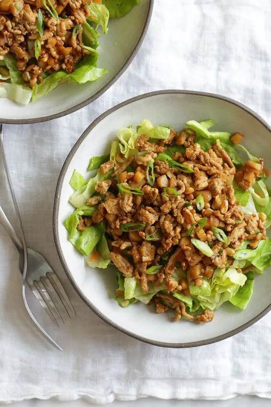 Asian Chicken Lettuce Wrap Chopped Salad