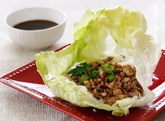 Asian Chicken Lettuce Wraps