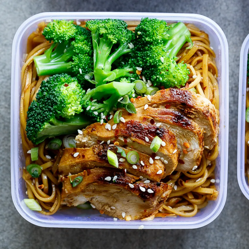 Asian Chicken, Noodle, And Vegetable Salad