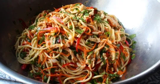 Asian Chicken Noodle Salad