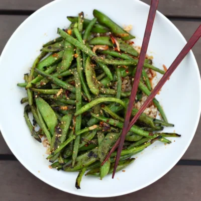 Asian Grilled Green Beans