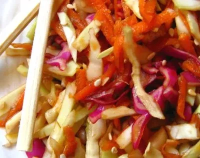 Asian-Inspired Spicy Coleslaw Recipe