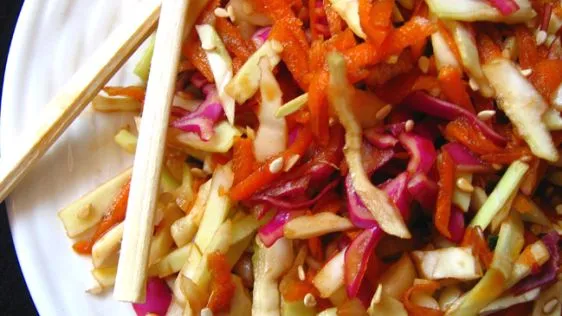 Asian-Inspired Spicy Coleslaw Recipe