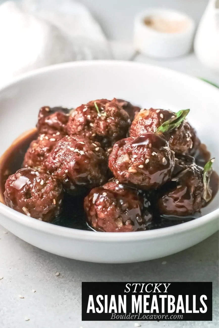 Asian-Inspired Sweet and Spicy Glazed Meatballs