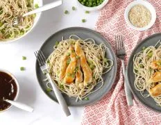 Asian-Inspired Teriyaki Chicken Noodle Salad Recipe