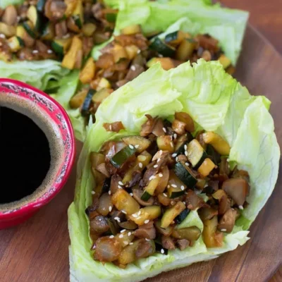 Asian Lettuce Wraps Vegetarian