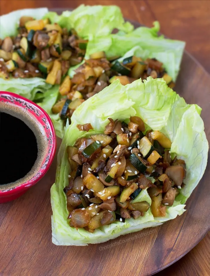 Asian Lettuce Wraps Vegetarian