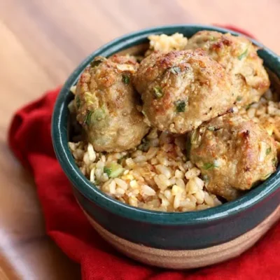 Asian Meatballs With Sesame Lime Dipping Sauce