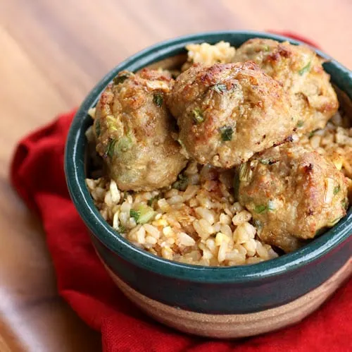 Asian Meatballs With Sesame Lime Dipping Sauce