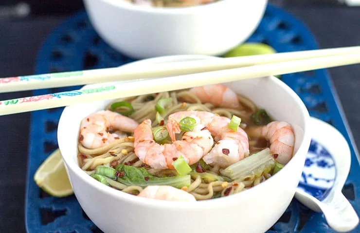 Asian Seafood Noodle Soup