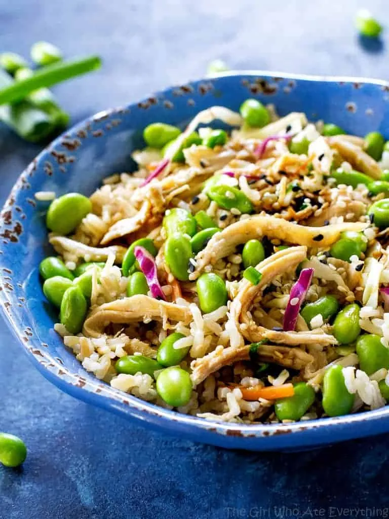 Asian Shredded Chicken Coleslaw