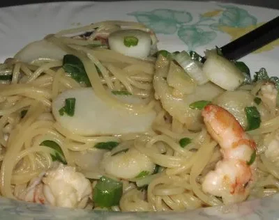 Asian Shrimp And Pasta