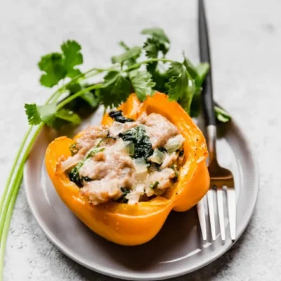 Asian Stuffed Bell Peppers